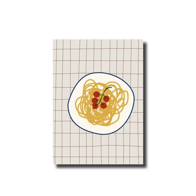 Ansichtkaart spaghetti
