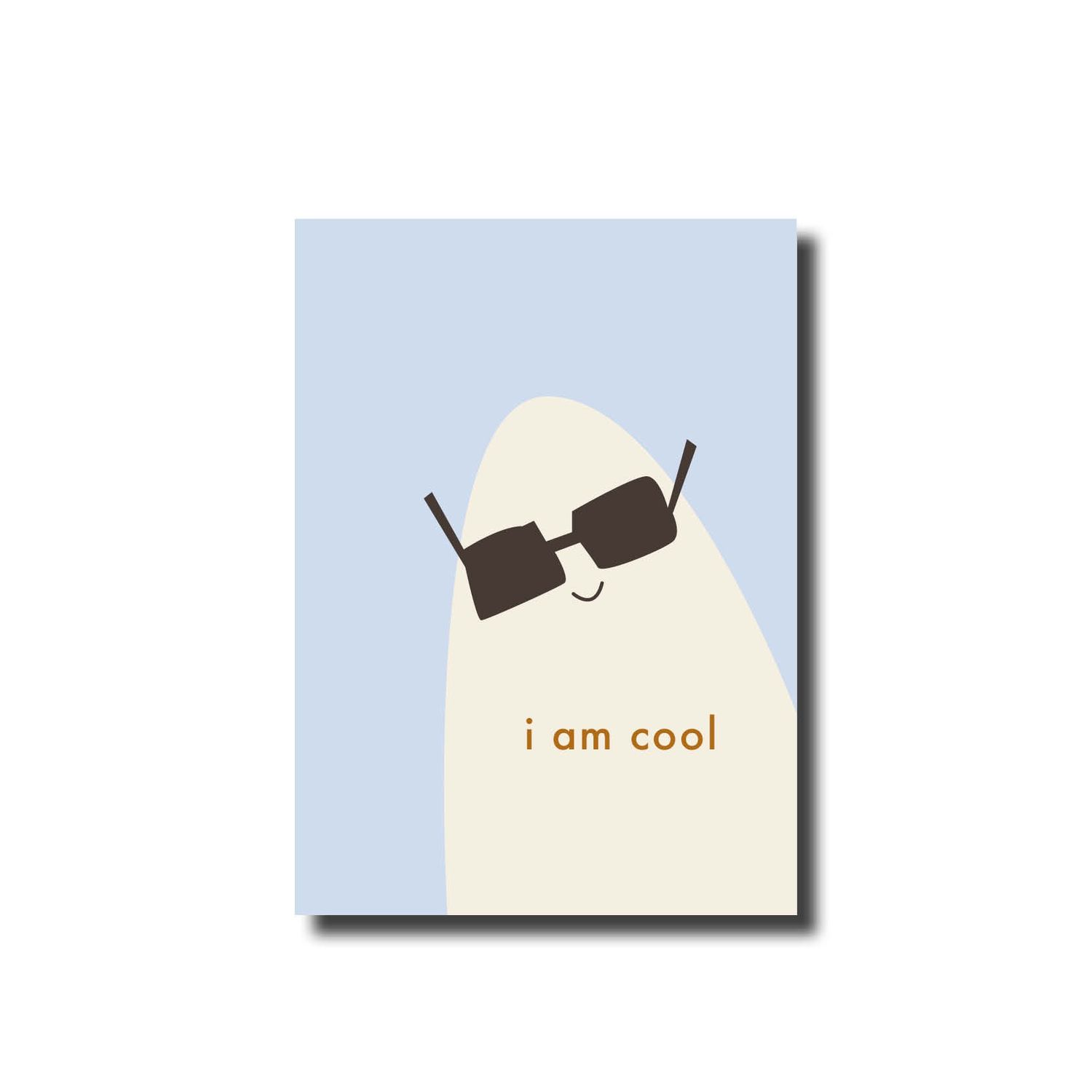 Ansichtkaart I am cool