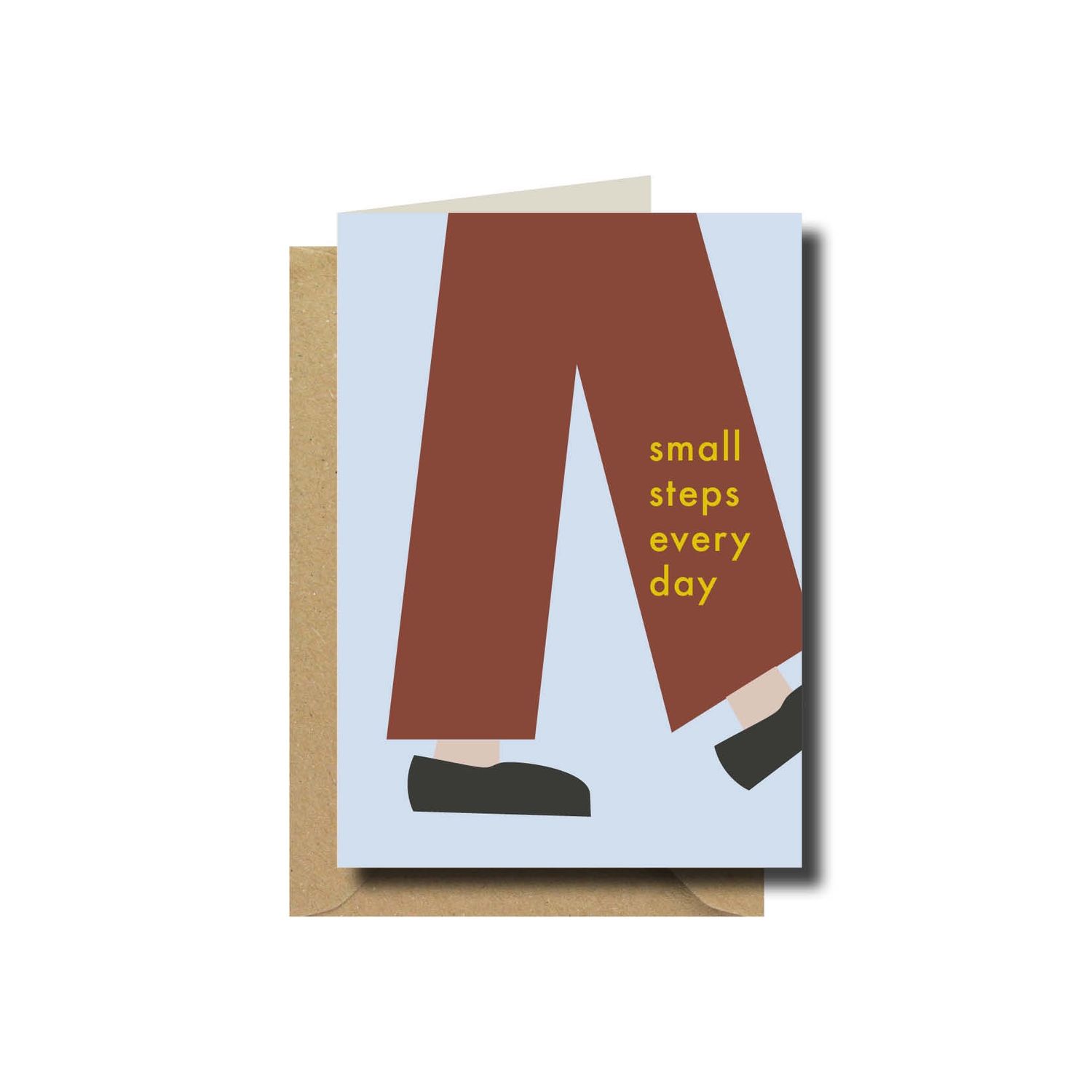 Dubbele kaart small steps every day