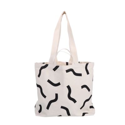 Luxe katoenen tas wit Noortje de Keijzer
