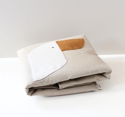 Speelmat gans linnen beige - Studio noy.