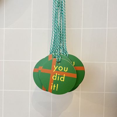 Nijmeegse vierdaagse medaille &#39;you dit it&#39; vierdaagse vlag