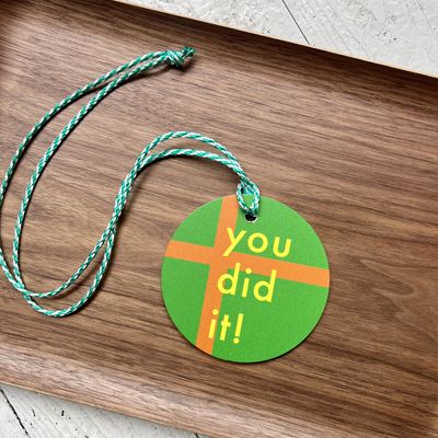 Nijmeegse vierdaagse medaille &#39;you dit it&#39; vierdaagse vlag