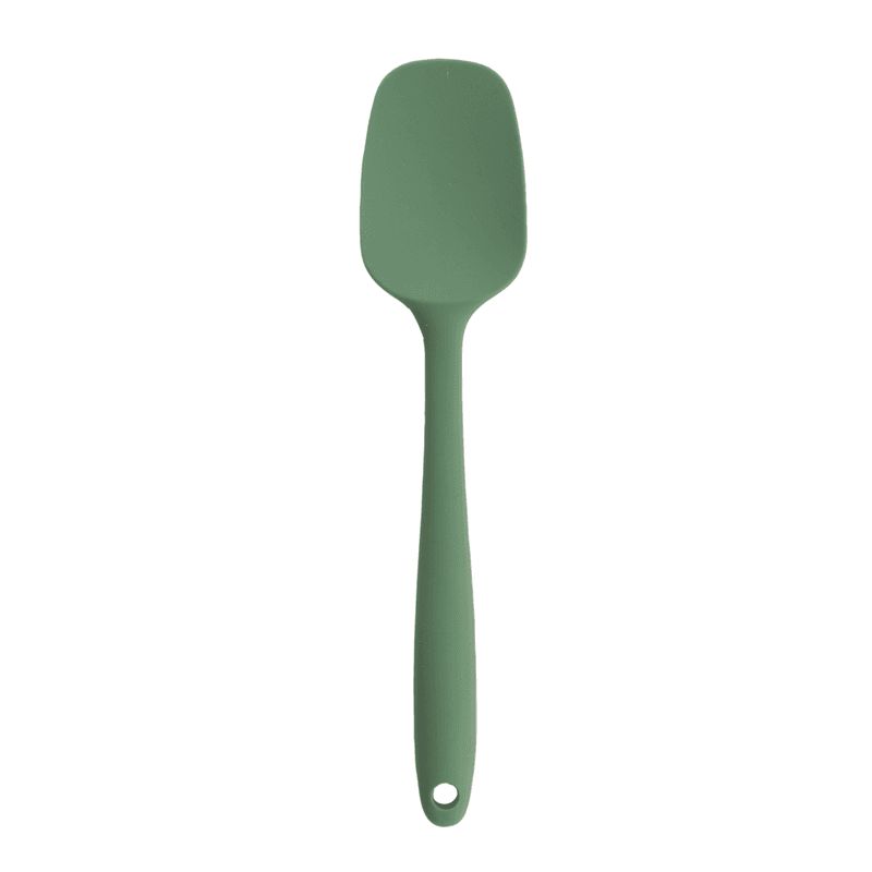 Spatel uit siliconen grasgroen 27cm