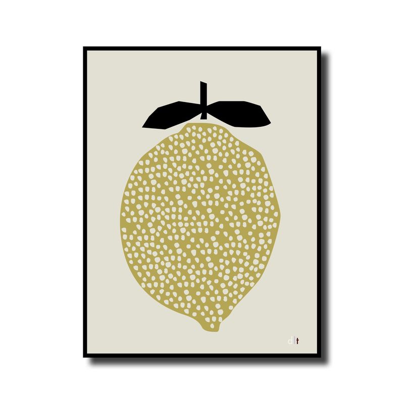 Print in lijst citroen