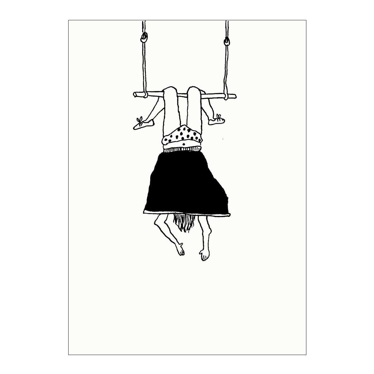Helen B ansichtkaart Trapeze Girl
