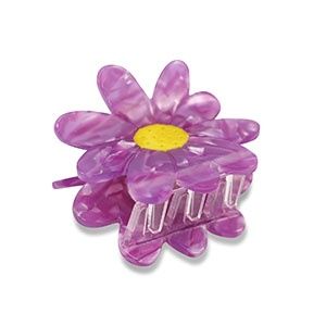 Haar klem flower purple
