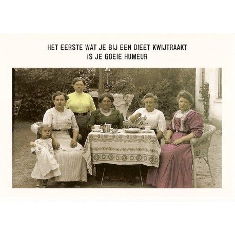 Kartoenfabriek postkaart &#39;Je goede humeur&#39;