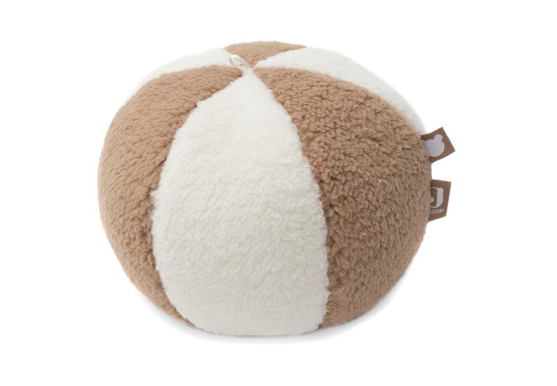 Stoffen speelbal Ivory/Biscuit knuffel