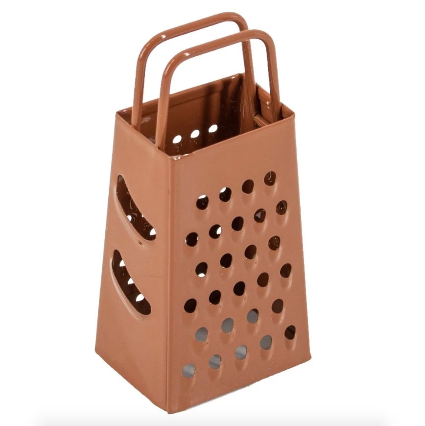 Mini rasp geurblokje · Roestbruin
