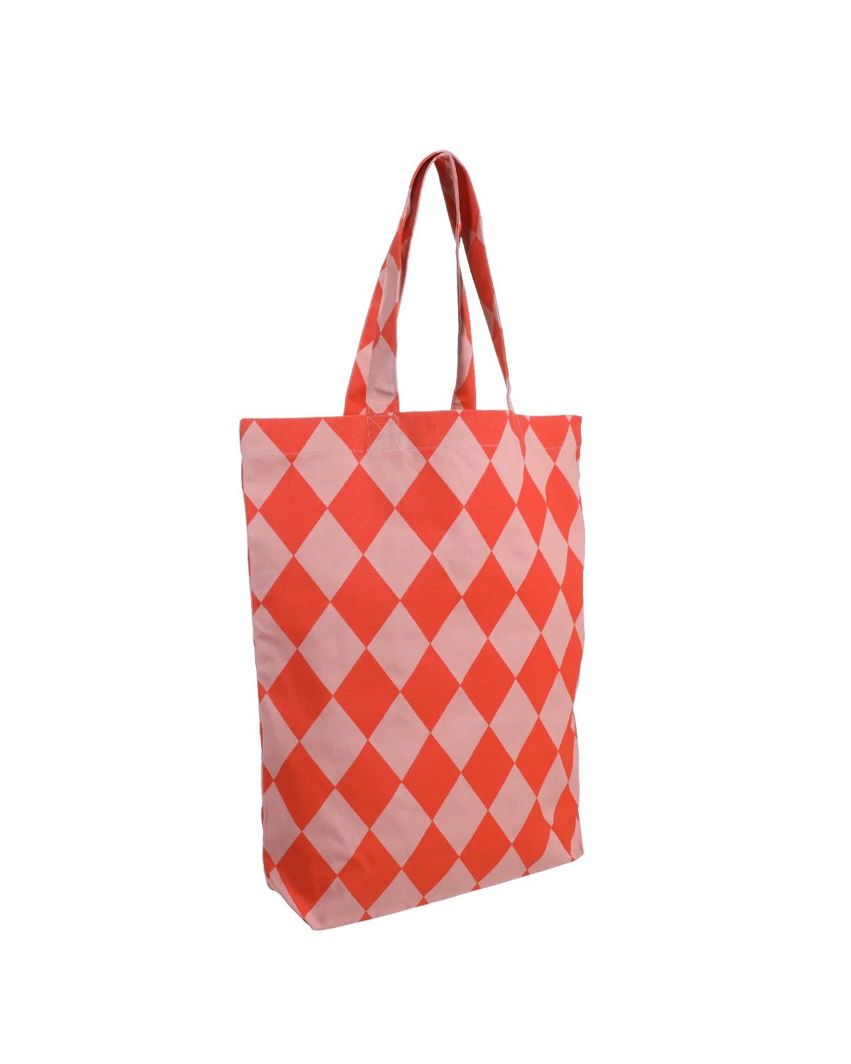 Katoenen tas · Diamond lichtroze/oranje