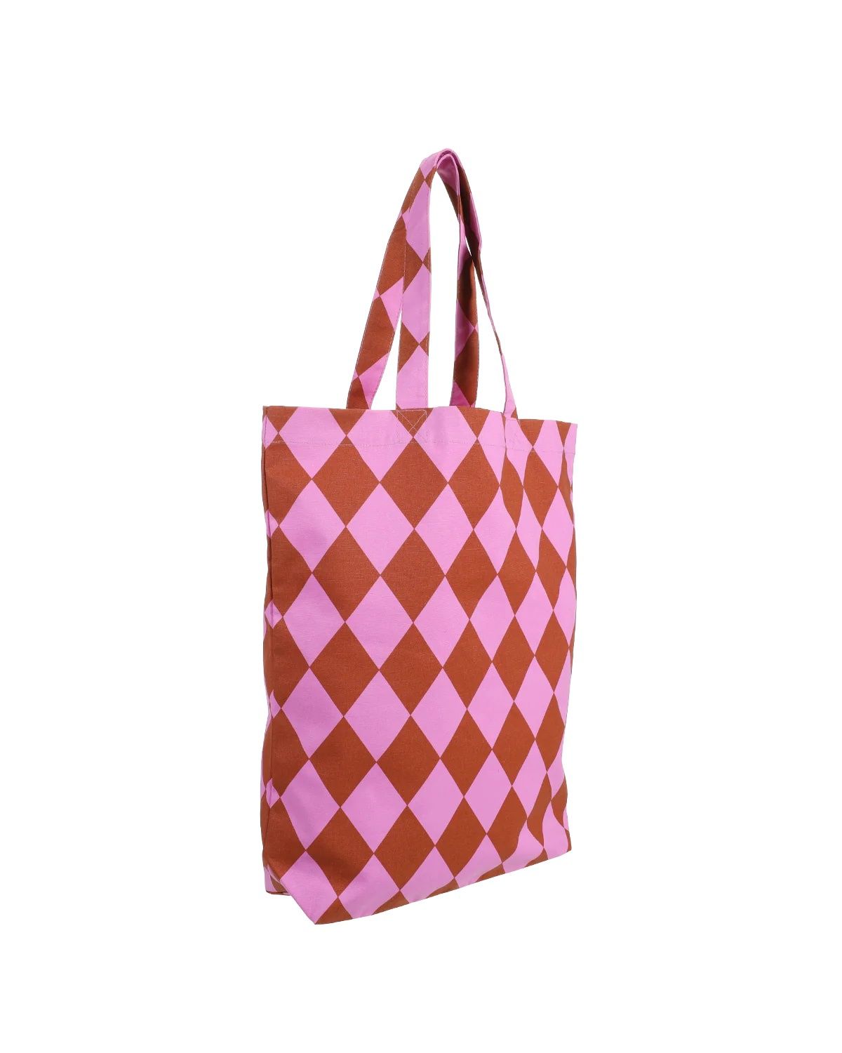 Katoenen tas · Diamond roze/roest