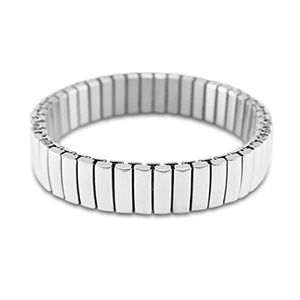 Bangle armband silver breed