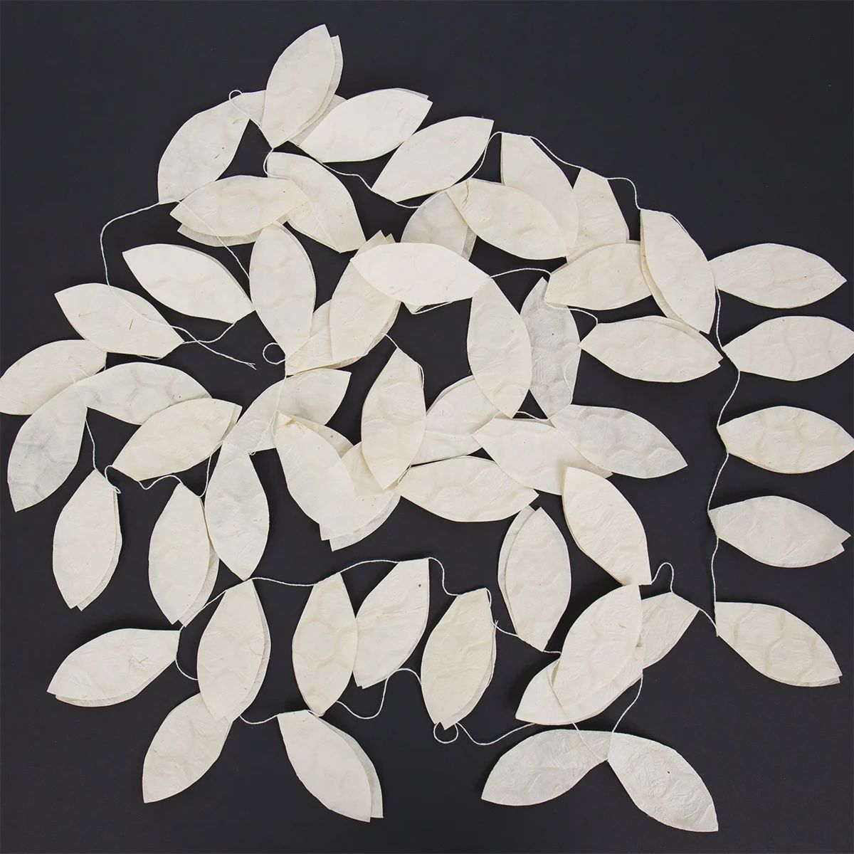 NATURE Papieren slinger · white