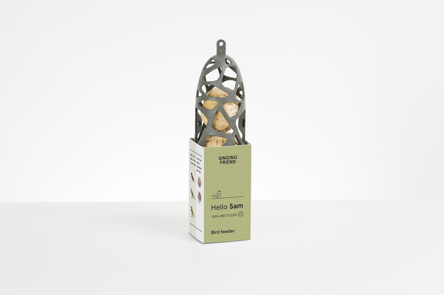 Hello Sam voeder hanger vogels - groen