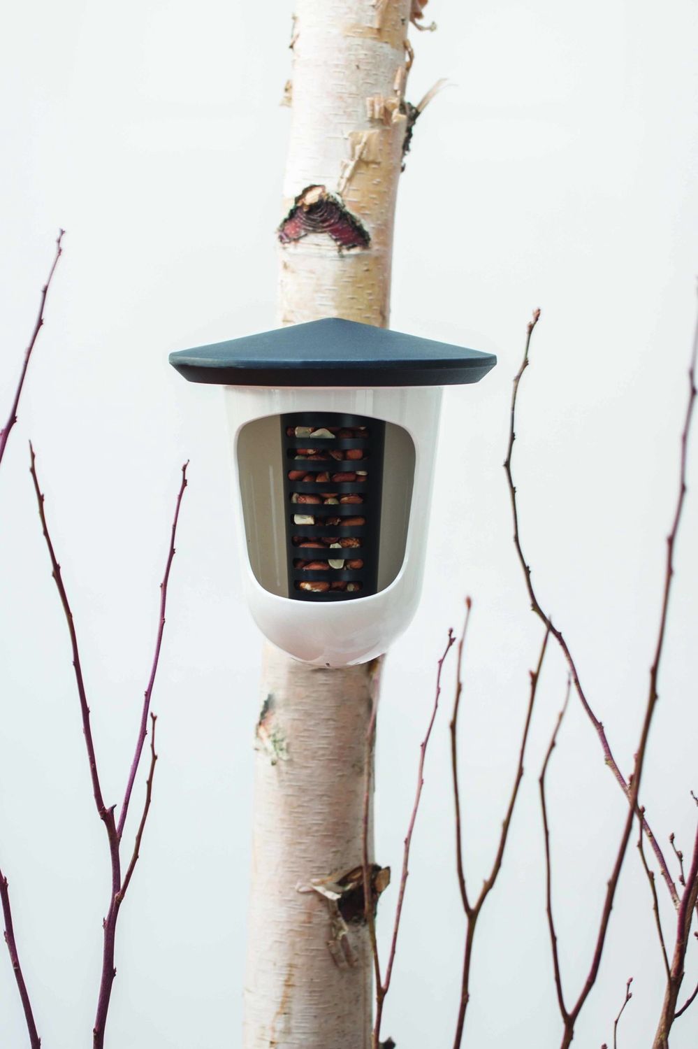 Hello  Multi feedr grijs voeder hanger vogels