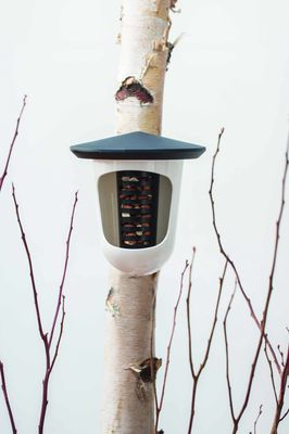 Hello  Multi feedr grijs voeder hanger vogels