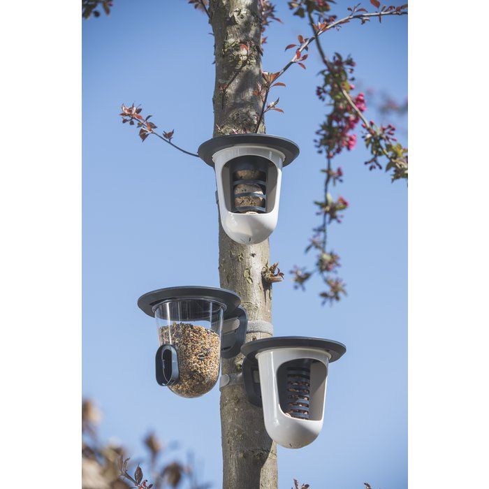 Hello  Multi feedr grijs voeder hanger vogels