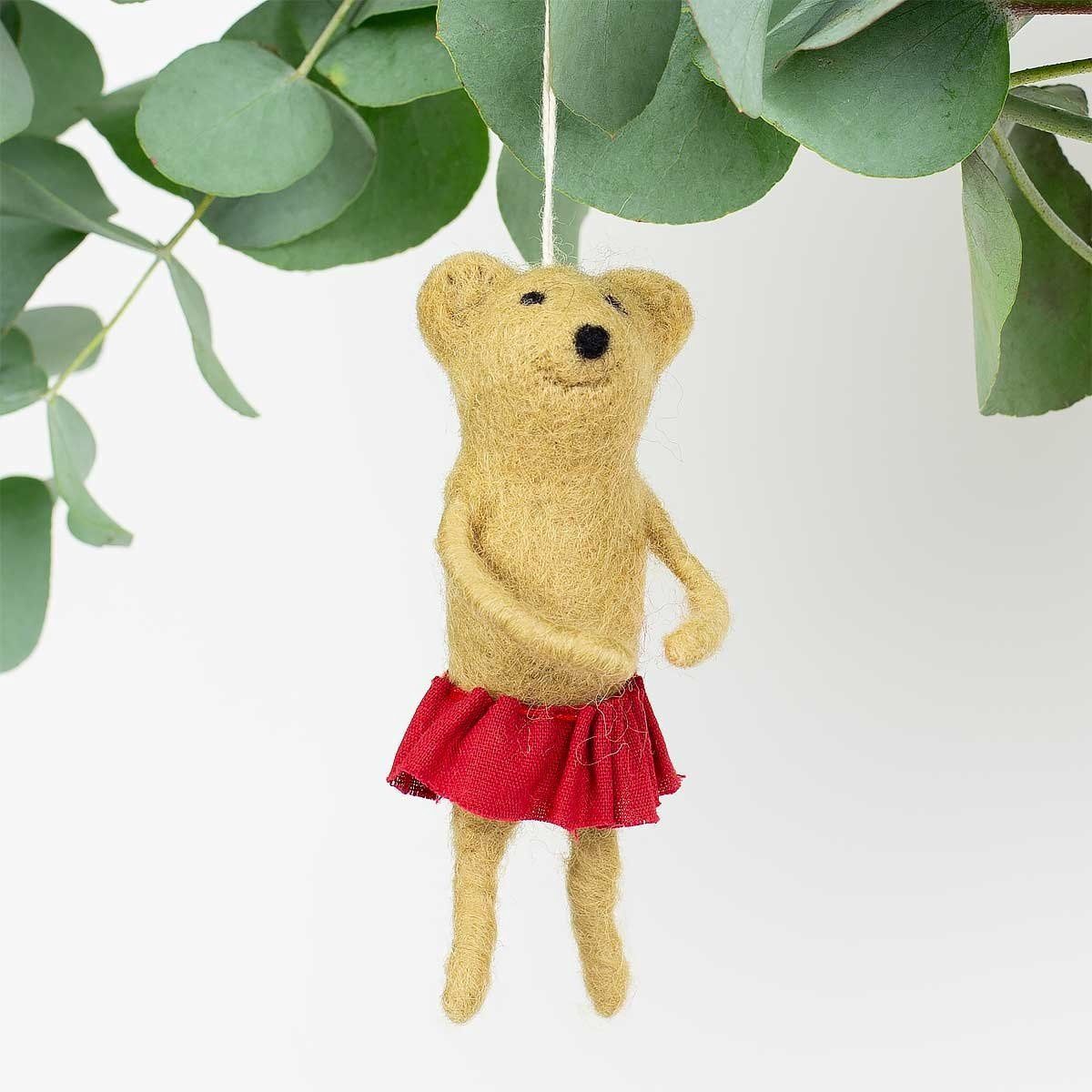 Christmas ornament beer met rok