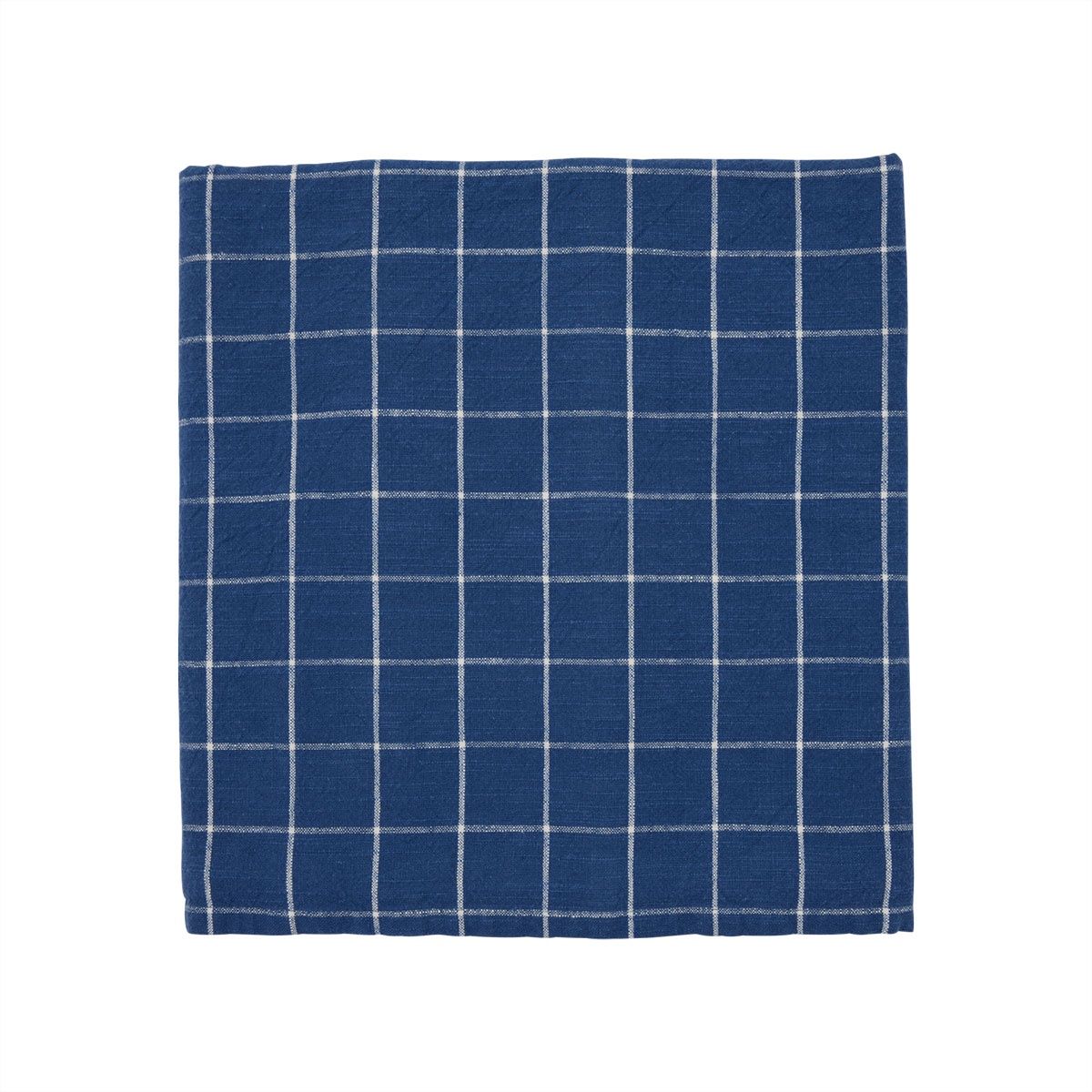 OYOY Tafelkleed grid white/blue