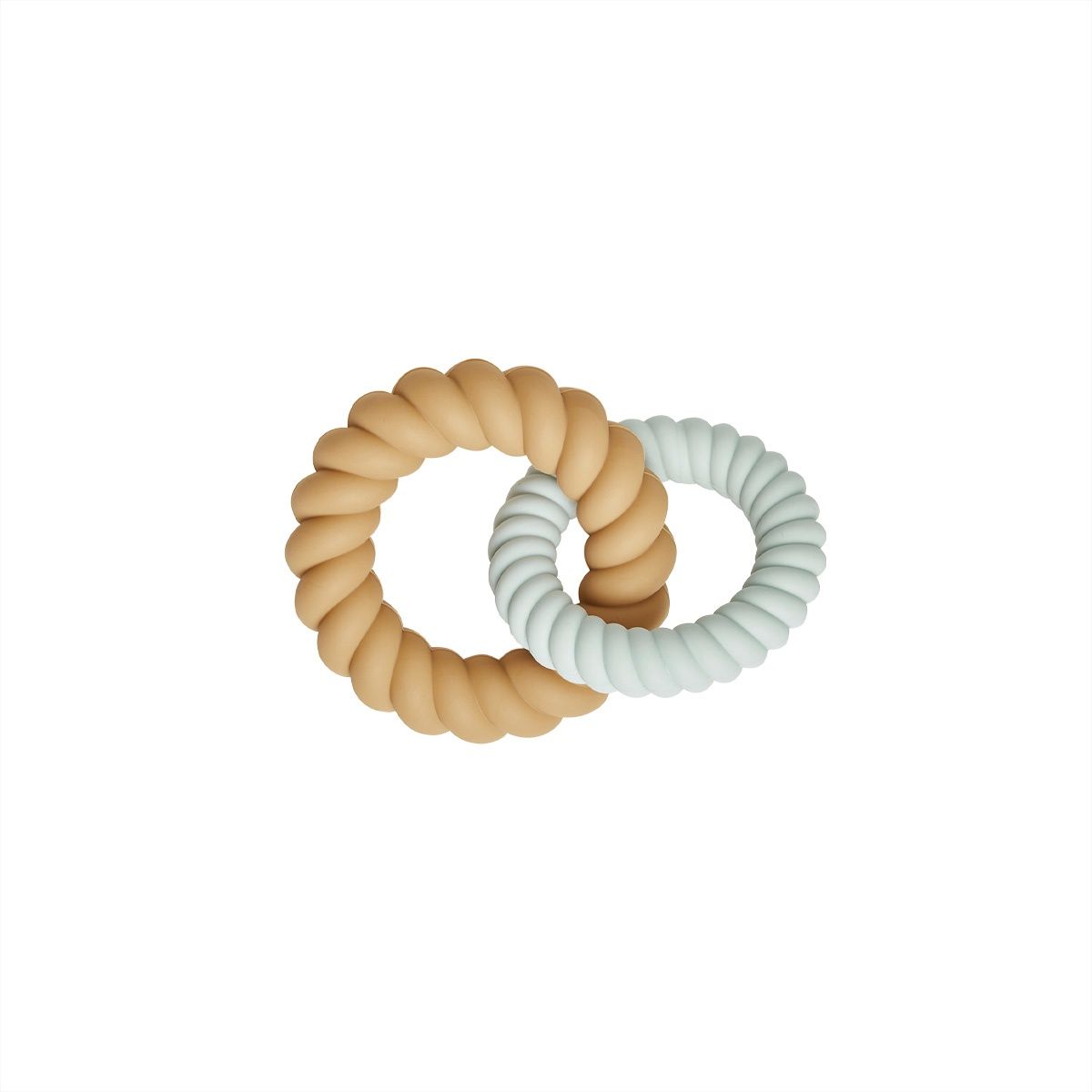 OYOY Mellow bijtring · mint/light rubber
