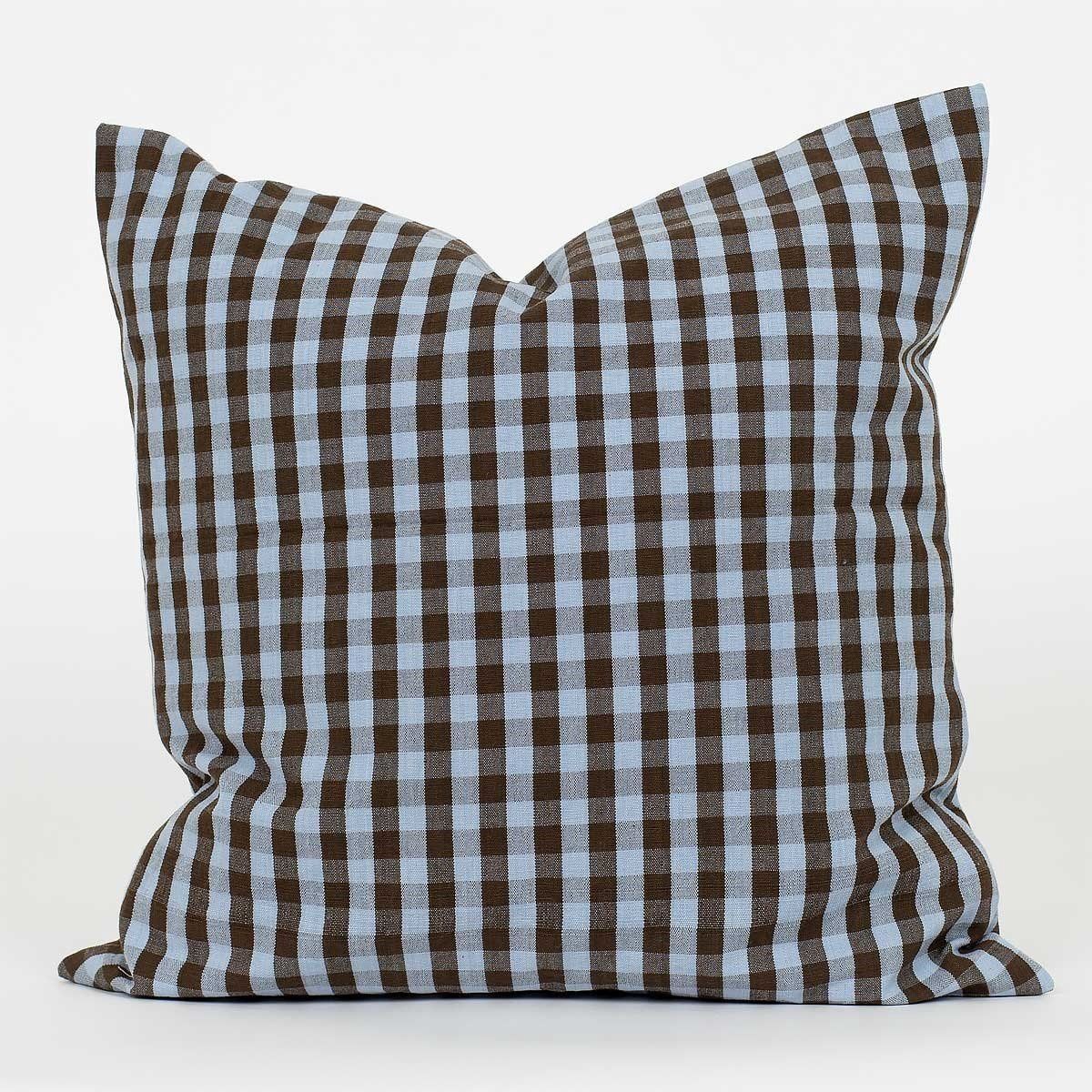 MARIA kussensloop 40x40 cm · blue/brown