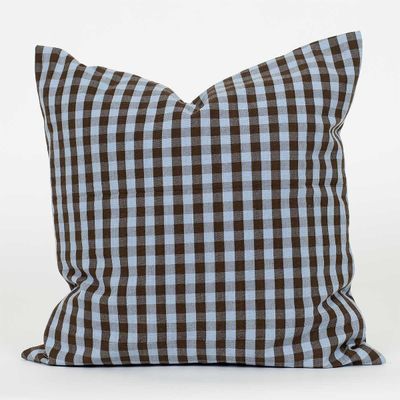 MARIA kussensloop 40x40 cm · blue/brown