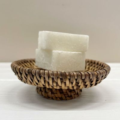 Schaaltje rotan voet · naturel