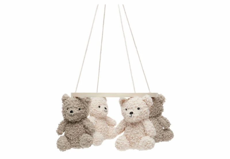 Baby Mobiel Teddy Bear Naturel/Olive Green