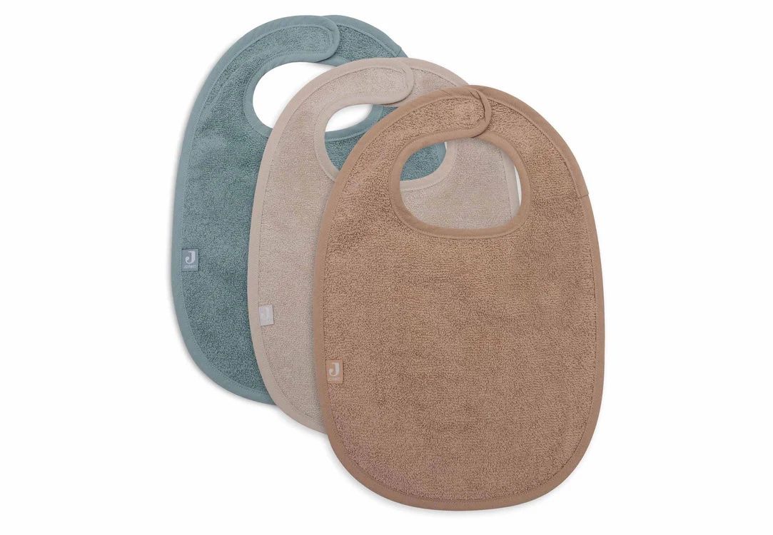 Slab Badstof - Sea Green/Nougat/Biscuit · 3 Stuks