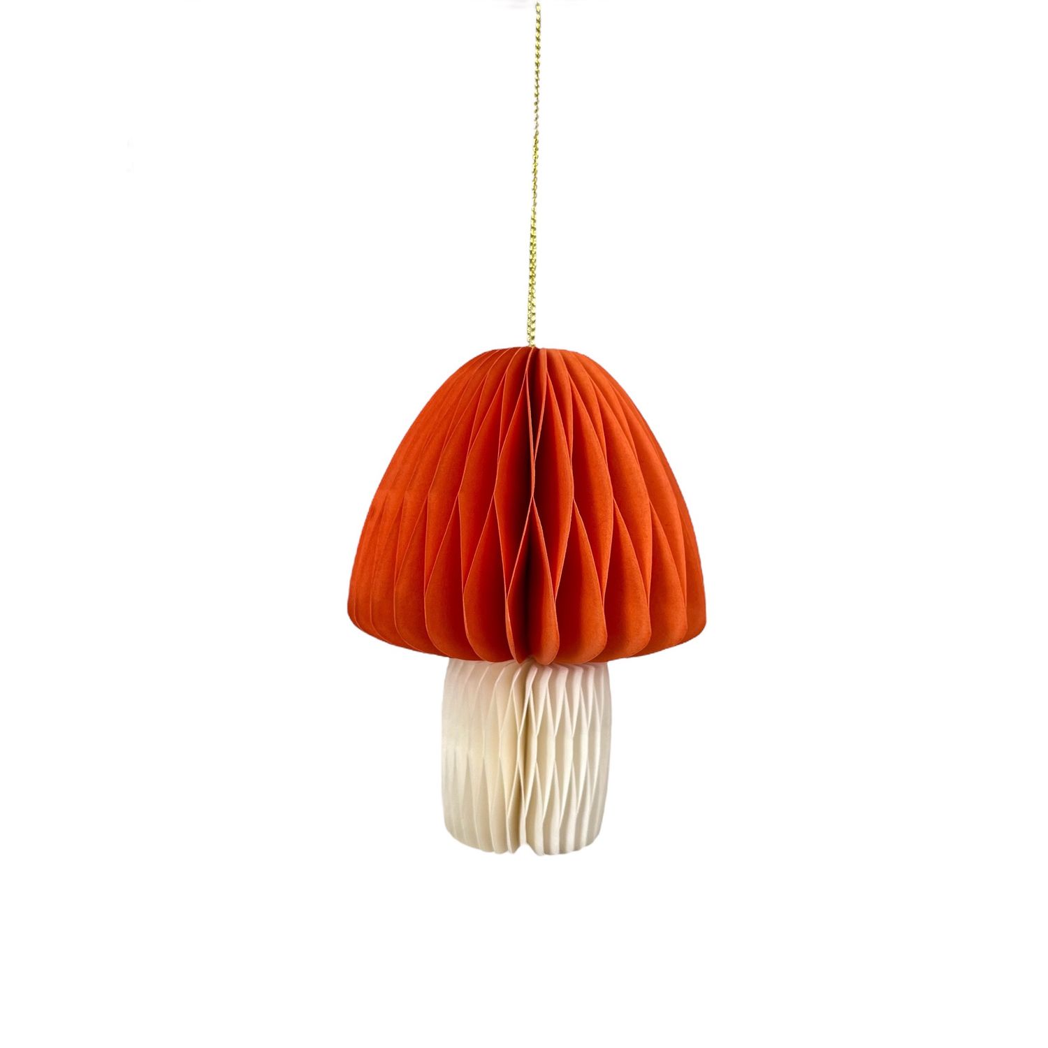 Honeycomb hanger paddenstoel · oranje