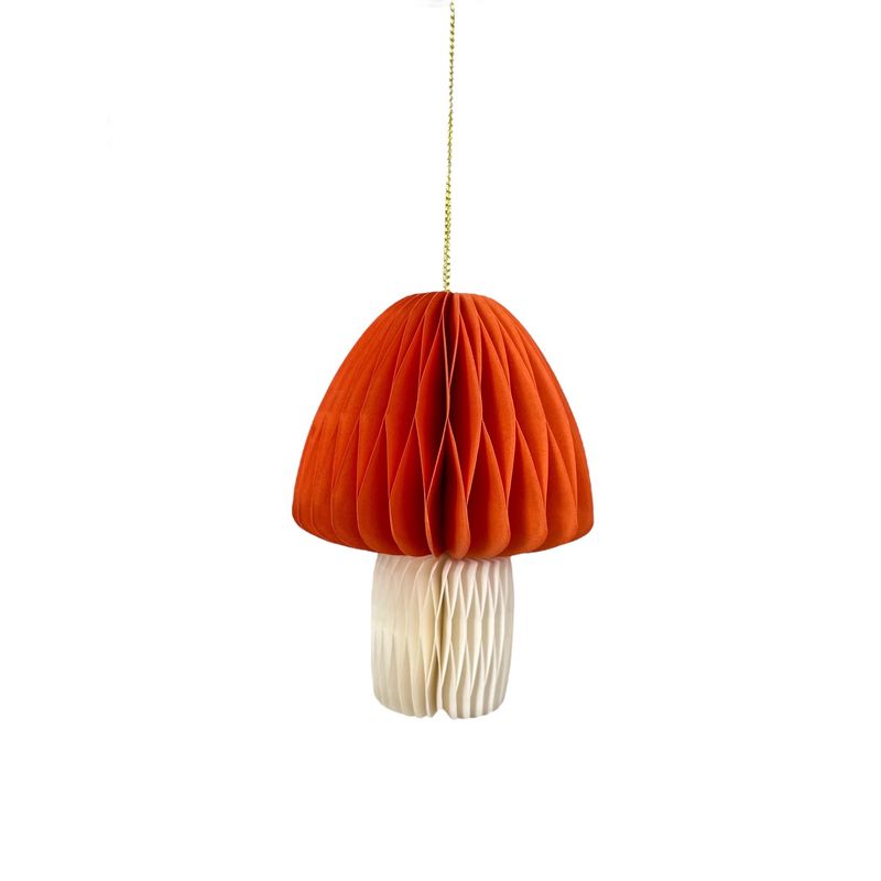 Honeycomb hanger paddenstoel · oranje
