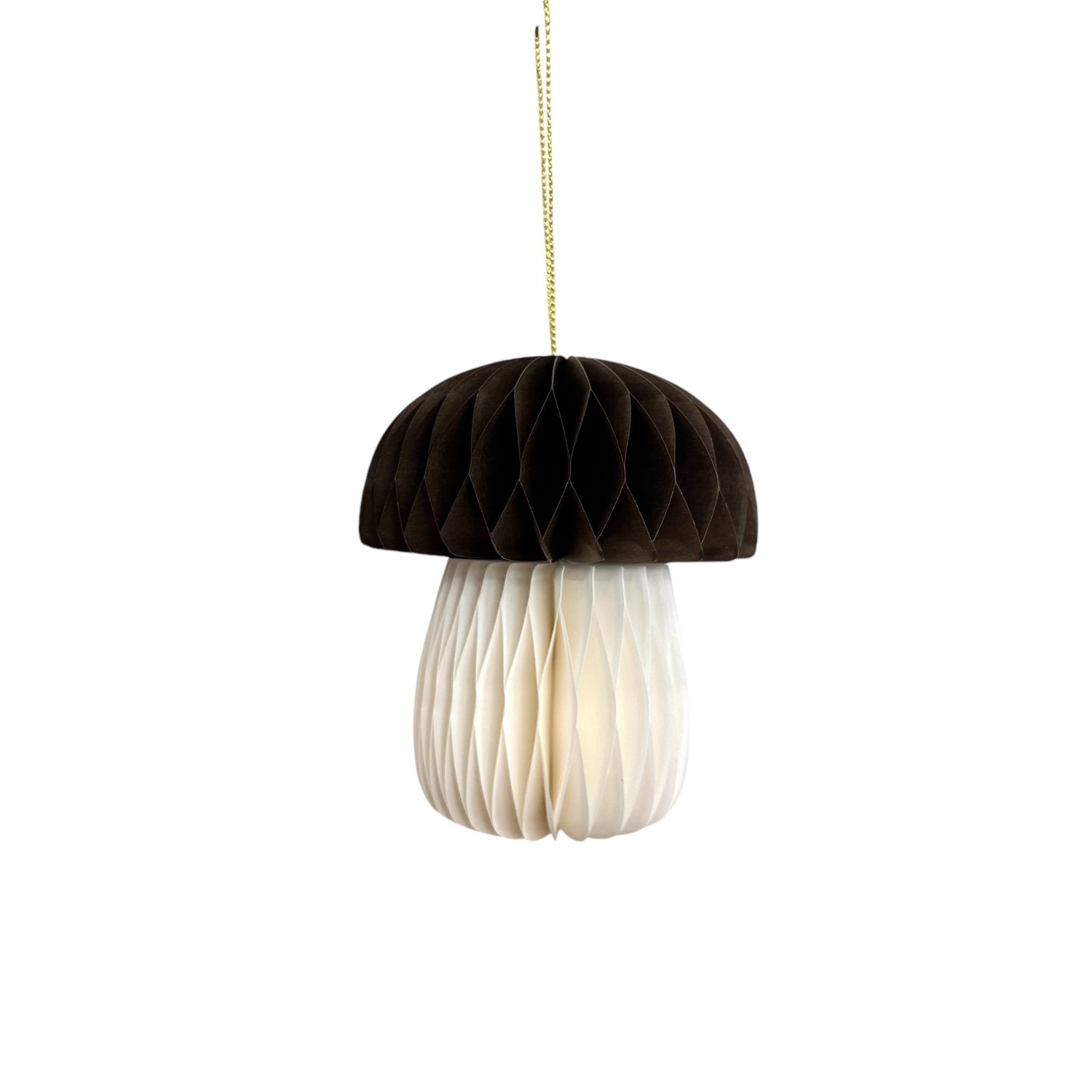 Honeycomb hanger paddenstoel · bruin smal