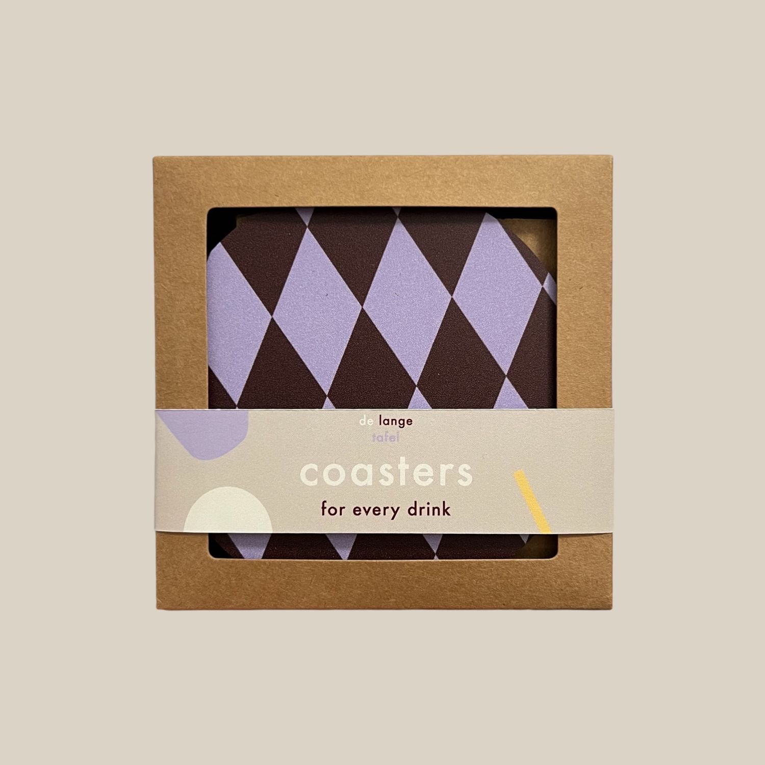 Onderzetters · Diamond lila/aubergine