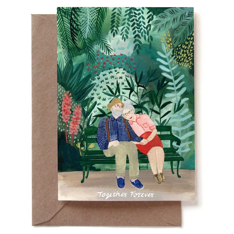 Dubbele kaart &#39;together forever&#39;