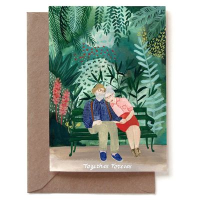 Dubbele kaart &#39;together forever&#39;