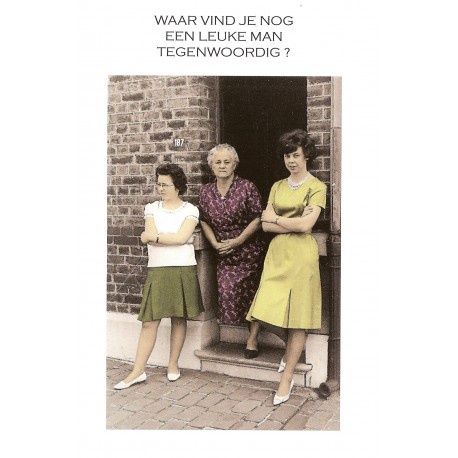 Kartoenfabriek postkaart &#39;Leuke man&#39;