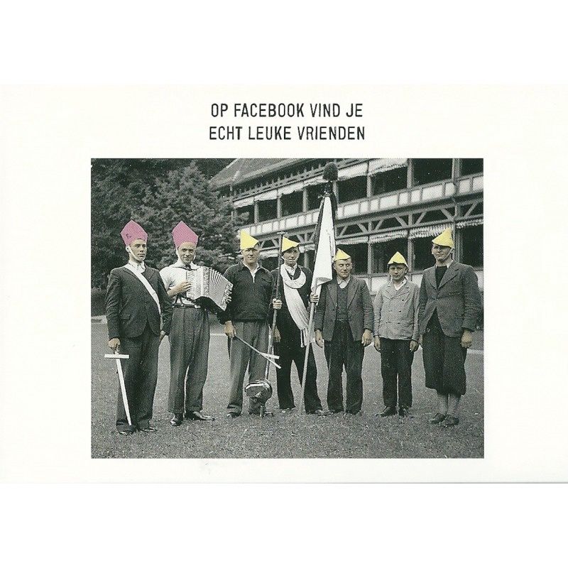 Kartoenfabriek postkaart &#39;Leuke vrienden&#39;
