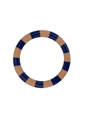 Bybjor Stripe Bangle Armband · Cobalt / Clay