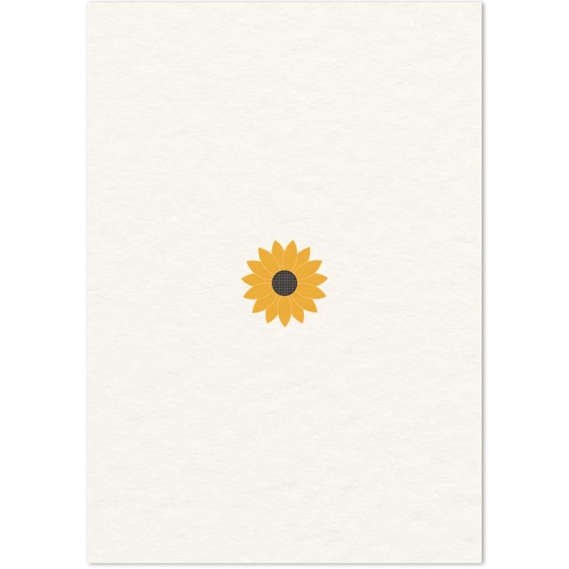 Postkaart · Zonnebloem