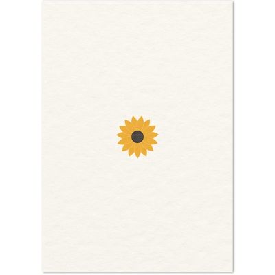 Postkaart · Zonnebloem