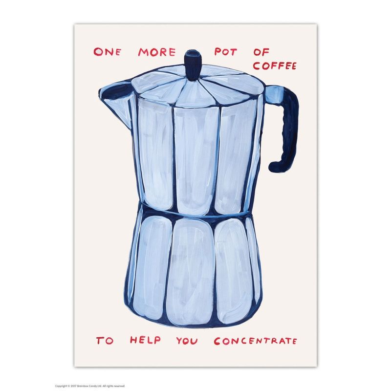 Postkaart &#39;Pot of coffee&#39;