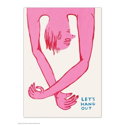 Postkaart &#39;Let&#39;s hang out&#39;
