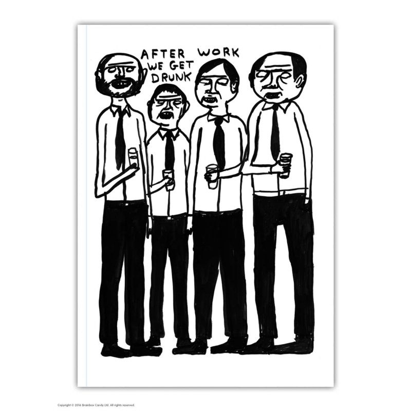 Notebook &#39;After work we get drunk&#39; · A6
