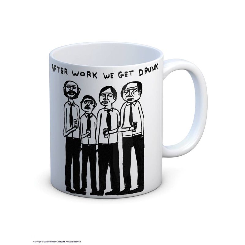 Mok / beker &#39;After work we get drunk&#39;