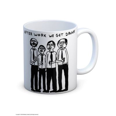 Mok / beker &#39;After work we get drunk&#39;
