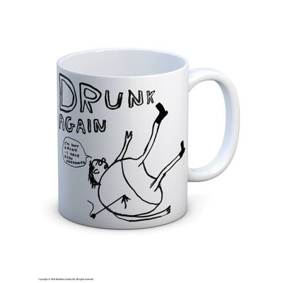 Mok / beker &#39;Drunk again&#39;
