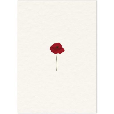 Postkaart · Klaproos