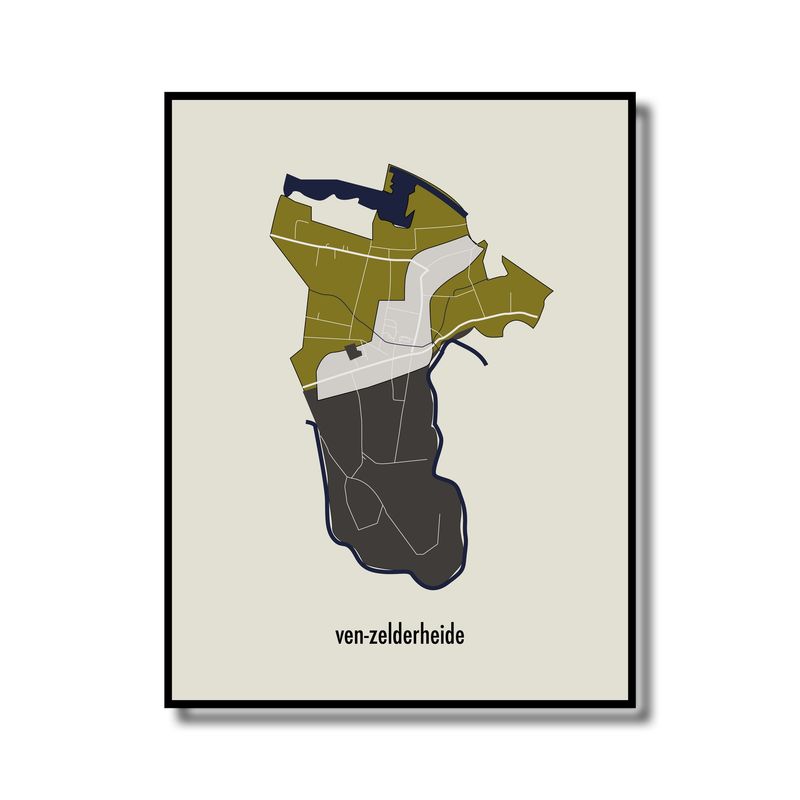 Plattegrond Ven-zelderheide