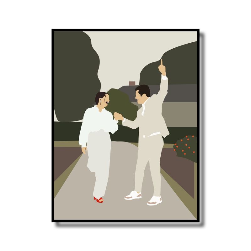 Abstracte illustratie op maat